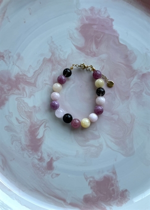 Multi mix armbånd Rosa/Gul By ANTHON 